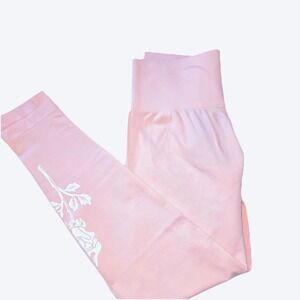 Civil Regime Blush Pink‎ Kelly Seamless Leggings Women's Small High Waisted